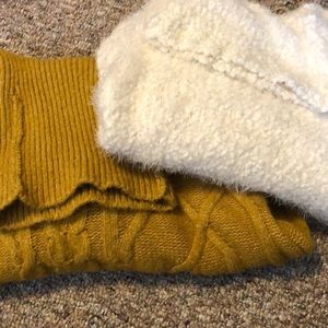 2 oversized cowl necks sweaters
